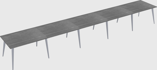 Modern rectangular office desk