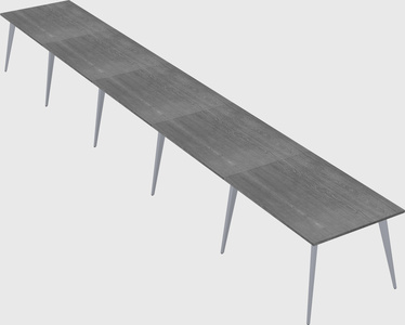 Modern rectangular office desk