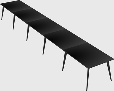 Modern rectangular office desk