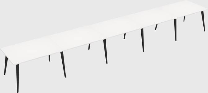 Modern rectangular office desk