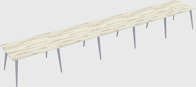 Modern rectangular office desk