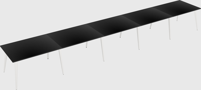 Modern rectangular office desk