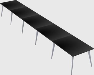 Modern rectangular office desk