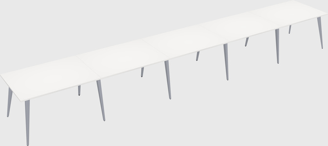 Modern rectangular office desk