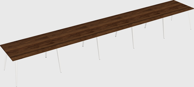 Modern rectangular office desk