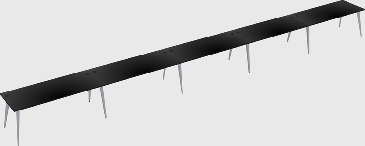 Modern Rectangular Office Desk