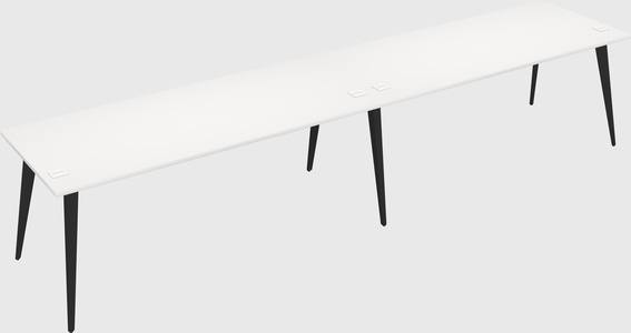 Modern rectangular office desk