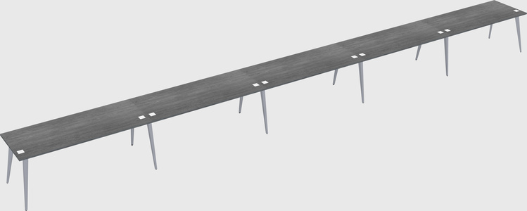 Modern rectangular office desk