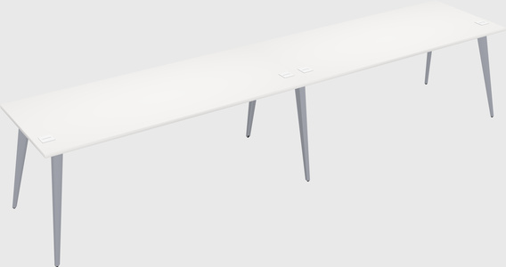 Modern rectangular office desk