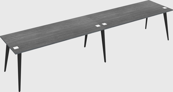 Modern rectangular office desk