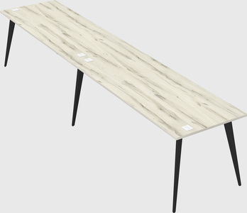 Modern rectangular office desk
