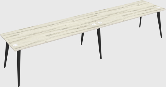 Modern rectangular office desk