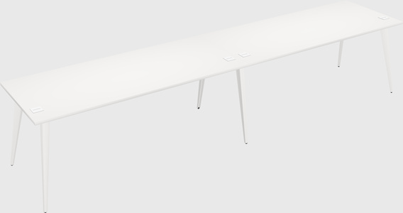 Modern rectangular office desk