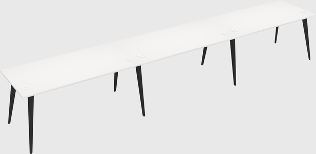 Modern rectangular office desk