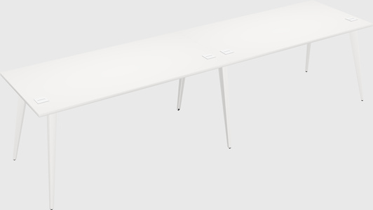 Modern rectangular office desk