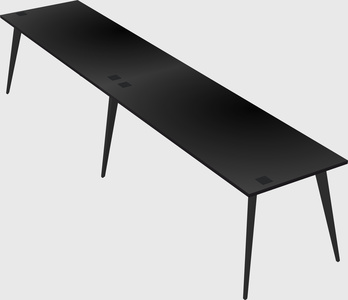 Modern rectangular office desk