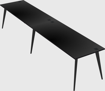 Modern rectangular office desk