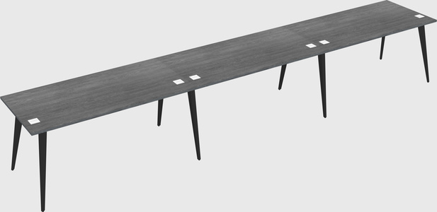 Modern rectangular office desk