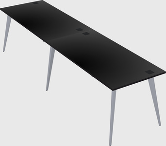 Modern rectangular office desk