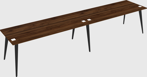 Modern rectangular office desk