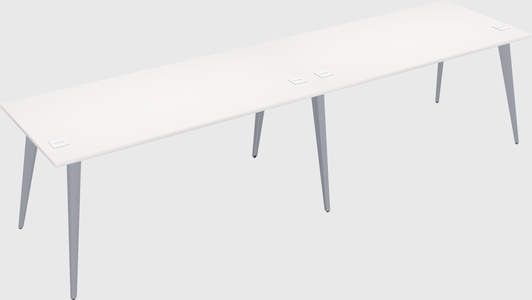 Modern rectangular office desk