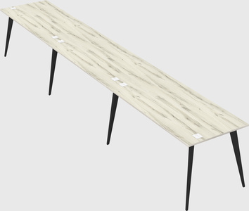Modern rectangular office desk