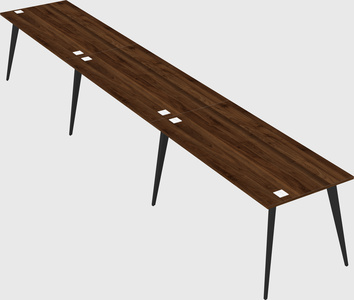 Modern rectangular office desk
