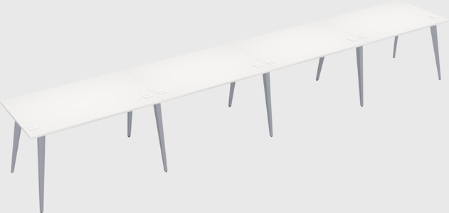 Modern rectangular office desk