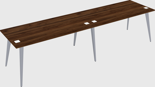 Modern rectangular office desk
