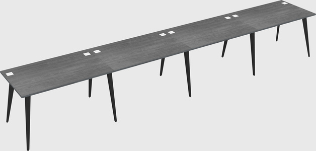 Modern rectangular office desk