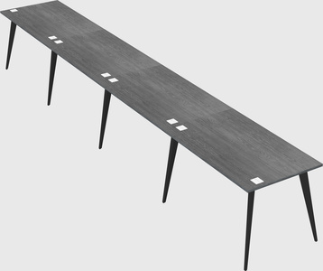 Modern rectangular office desk