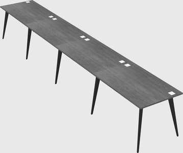 Modern rectangular office desk