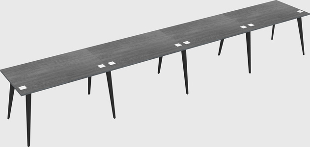 Modern rectangular office desk