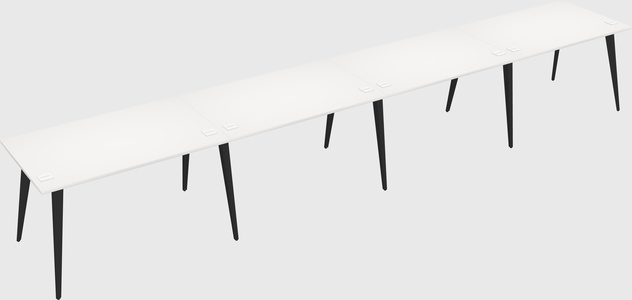 Modern rectangular office desk
