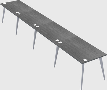 Modern rectangular office desk