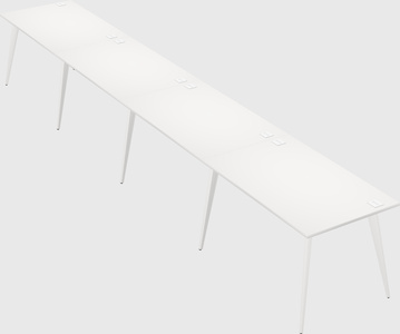Modern rectangular office desk
