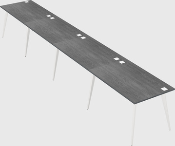 Modern rectangular office desk