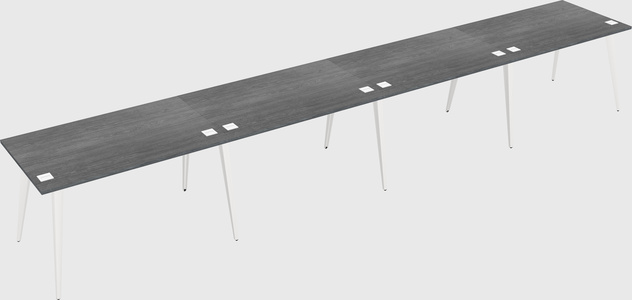 Modern rectangular office desk
