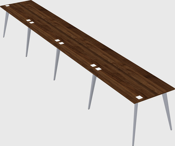 Modern rectangular office desk
