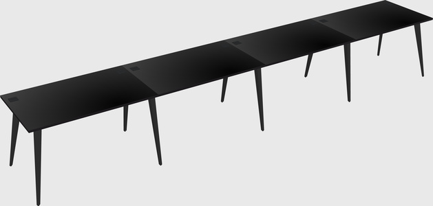 Modern Rectangular Office Desk