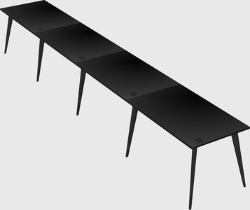 Modern rectangular office desk
