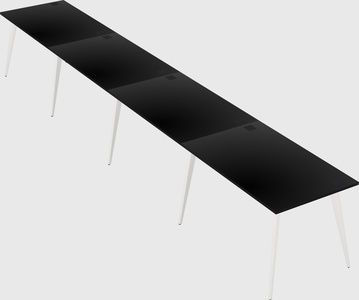 Modern rectangular office desk