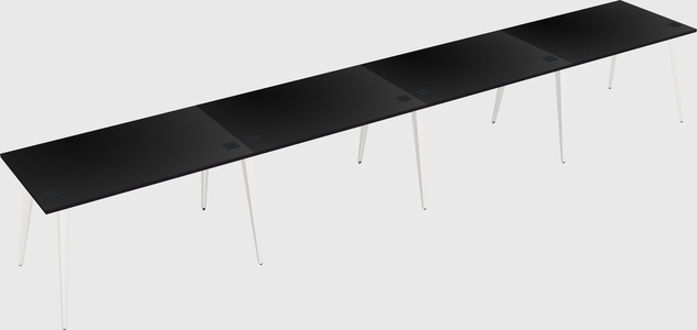 Modern rectangular office desk