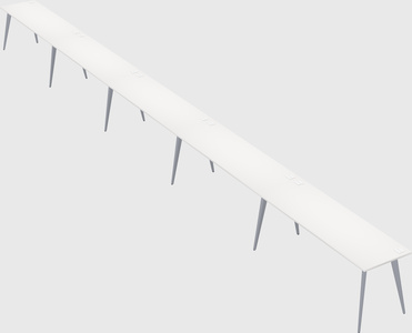 Modern rectangular office desk