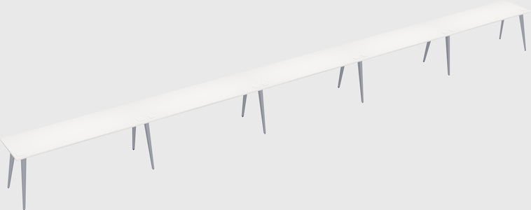 Modern rectangular office desk