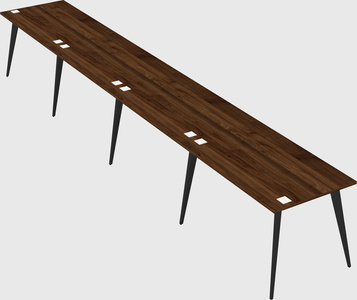 Modern rectangular office desk