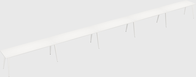 Modern rectangular office desk