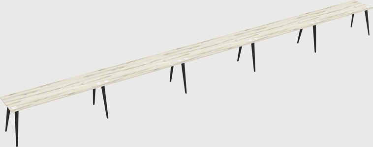 Modern rectangular office desk