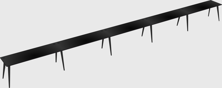Modern Rectangular Office Desk