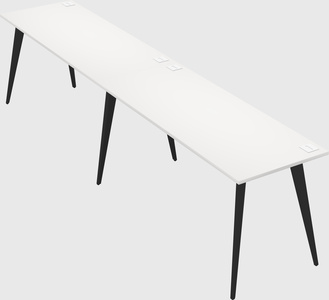 Modern rectangular office desk